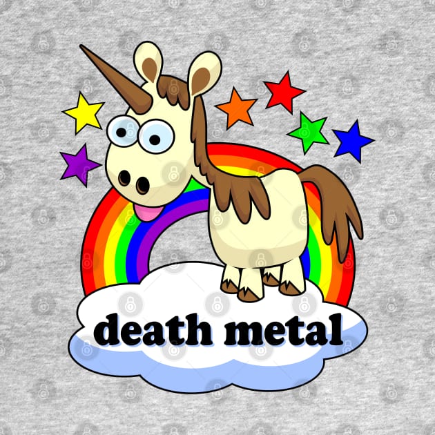 death metal unicorn by DavesTees